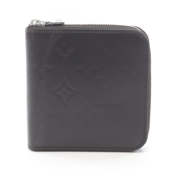 Louis Vuitton Porte-Bie Monet Zip Monogram Glace Cafe Round Leather Wallet, M... - Picture 1 of 12